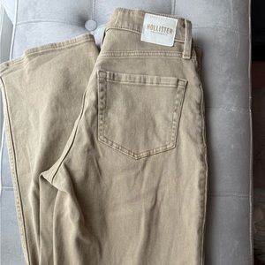 Hollister Tan Dad Jeans